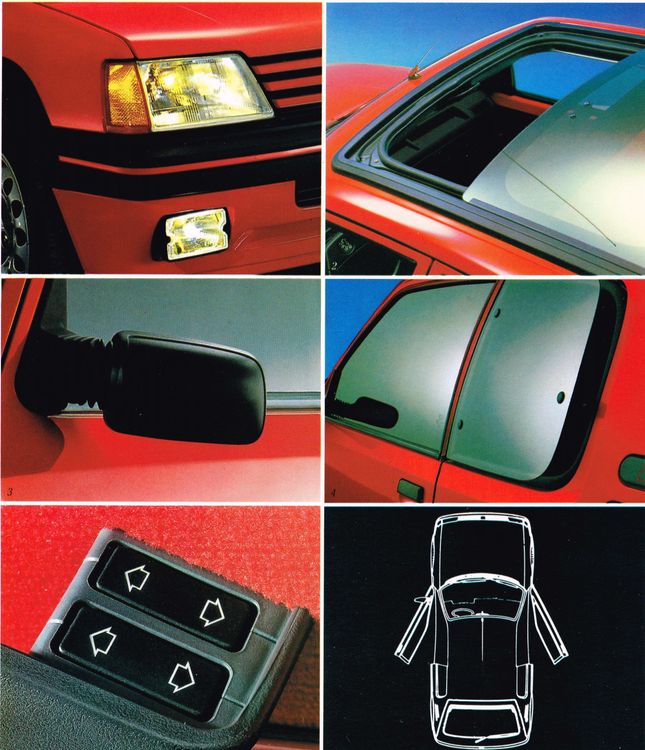 Intérieur Peugeot 205 GTI 1600 